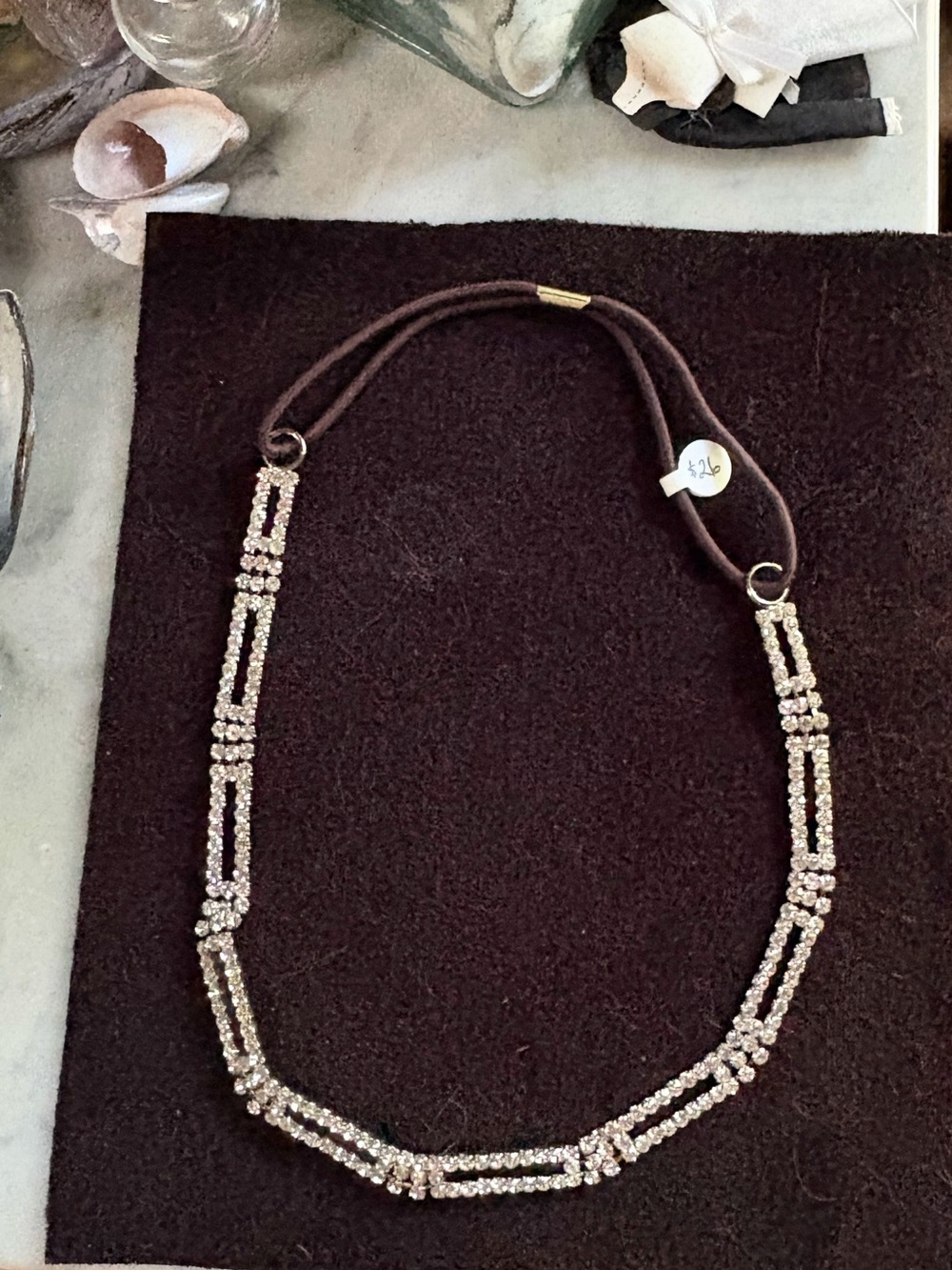 Elegant Rhinestone Elastic Headband